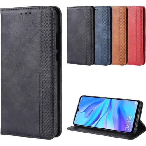 Leather phone case for Huawei Honor 10i / V20 / View 20 / P Smart Plus 2019 / enjoy 9S Cover Flip wallet with stand Coque