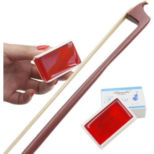Red-Violin Resin Mini Bow Rosin for Viola-Cello Bowed String Musical Instrument Part Welding Soldering Gel Tool for Metalworking