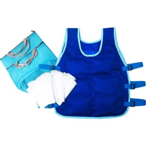 RXBC Summer Cooling Vest With 24PCS Ice Packs And 2 Insulated Bag Summer ICY Cooling
