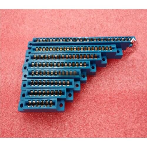 PCB Mounting 805 Series 3.96mm Pitch Card Edge Connector Sold Socket Blue