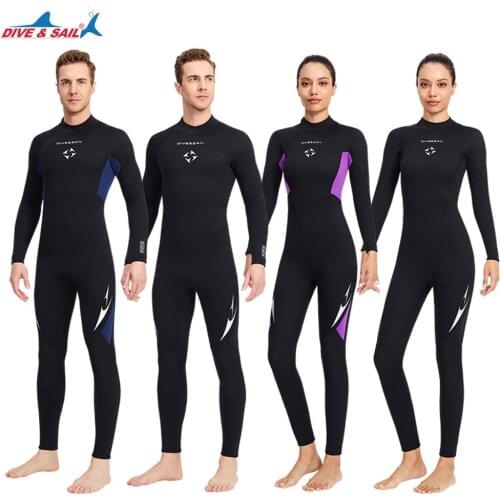 3mm Neoprene Wetsuit, Men Women Full Suit Scuba Diving Surfing Swimming Thermal Swimsuit Rash Guard Spearfishing New 2021