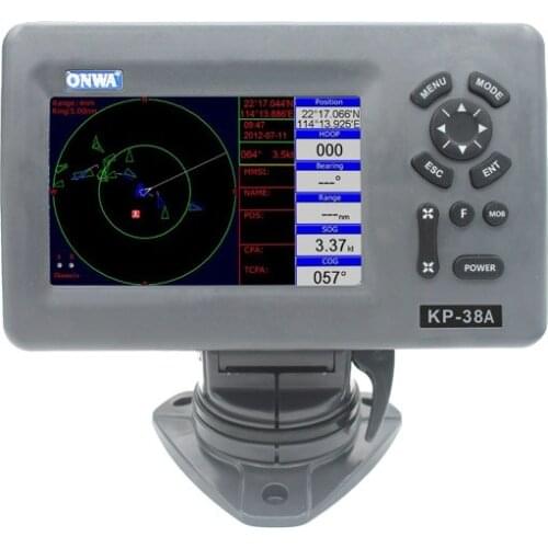 ONWA KP-38A 5-inch GPS Chart Plotter with Class B+ AIS Transponder