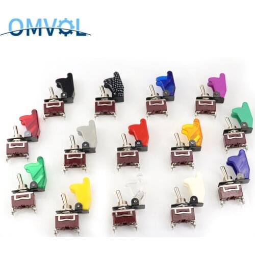 12mm Toggle Switch ON OFF with protection cover