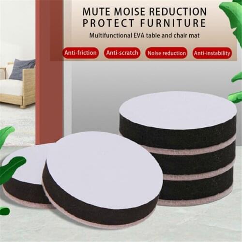 20P Anti-slip Felt Furniture Leg Pad Self-Adhesive Mat Wear-resisting Table Sofa Leg Pad Chair Fittings Slider Pad Floor Protec