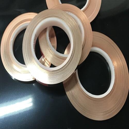 1kg Pure Copper Cu Copper Foil Sheet Double sided Conductive Roll For avoid voltage current Metal Guillotine Cut Sheet Plate