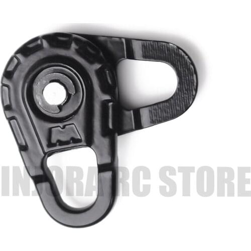 1Pcs Black Tow Rope Winch Snatch Block for 1/10 RC Crawler Axial SCX10 90046 D90 TF2 MST Traxxas TRX4