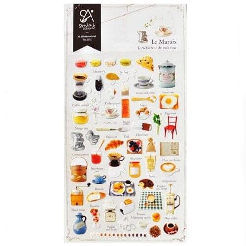 1PC Dessert series stickers DIY cute decoration gift sticker School stationery Office material Scapbook album supplies (tt-2967)