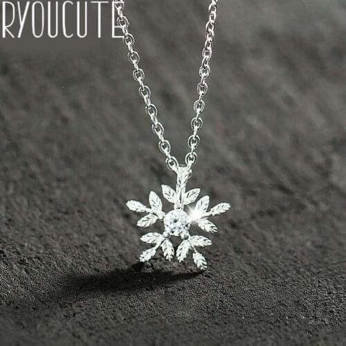 2019 Retro Vintage Style Silver Color Long Snow Necklaces For Women Choker Necklaces Christmas Gifts