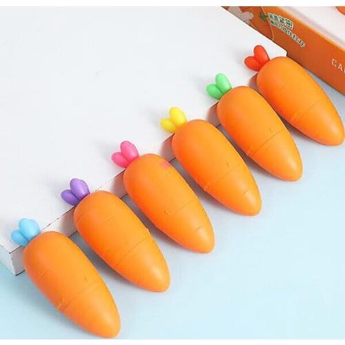 6pcs/set Radish design Style highlighter pens,Marking Notes,Writing Supplies(ss-466)