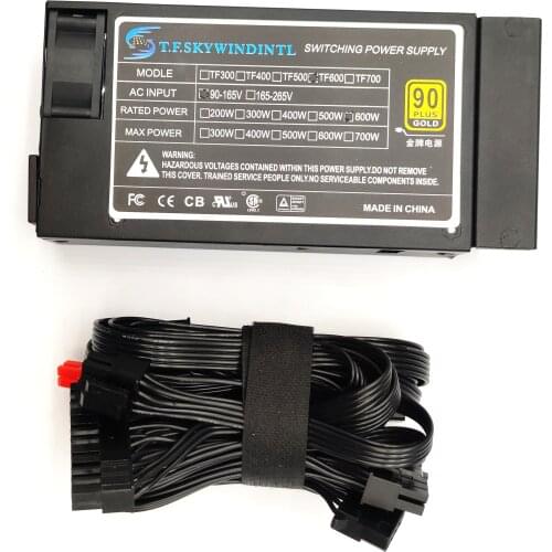 600W Power Supply 600W Switching Computer PSU Power Supply Flex Power Supply NAS Case Small 1U For Server And Workstation Game