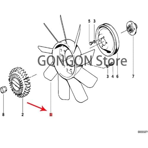 CAR fan leaf bm wE12 520 M20 525 528 528i 530i 535i 528i E21 320 M20 323i E23 728 728i 728iS Water tank cooling controller radia