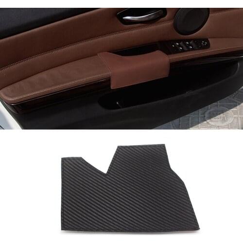 For BMW 3 Series E90 X5 E70 2007 - 2011 Microfiber Leather Car Interior Driving Side Door Handle Armrest Panel Pull Trim Cover