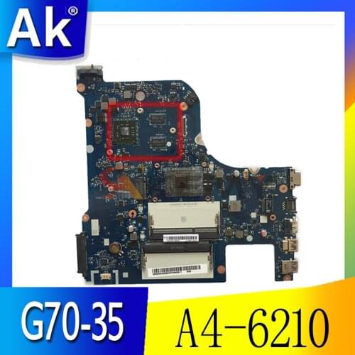 For lenovo G70-35 Laptop Motherboard CPU A4-6210 AMD GPU 1G CG70A NM-A671 FRU 5B20K04317 100% Test Ok