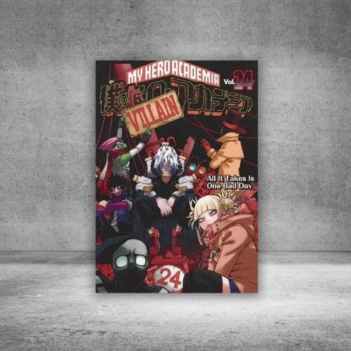 Canvas Wall Art Anime My Hero Academia League of Villains Bedroom Decoration Room Decoration Aesthetic Posters Print