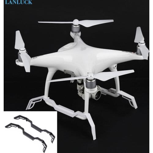 2PCS Landing Gear Kits For DJI Phantom 4 Drone Extended Landing Skid Height Extender Protector Support Stabilizer Gimbal Guard
