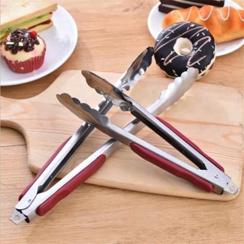 Kitchen Accessories Barbecue Salad Food Clip BBQ Tongs Stainless Steel Kitchen Tools Multifunction Grill Tools Kitchen Gadgets