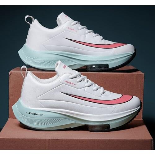 Mens Sports Training Sneakers Air Cushion Mesh Tennis Sports Shoes Outdoor Running Shoes Non-slip Wear-resistant Casual Shoes