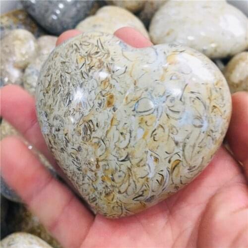 Natural quartz silk shell stone crystal home decoration