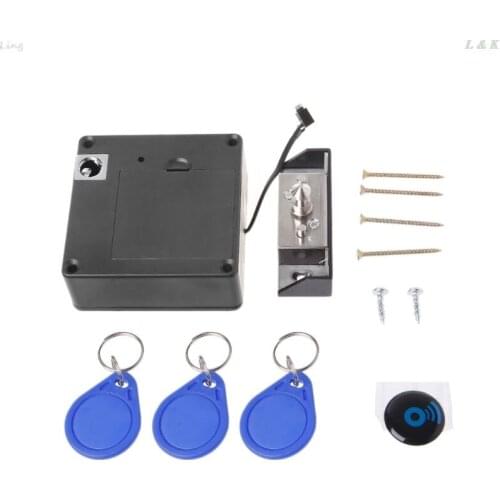 Cabinet Invisible Electronic RFID Lock Hidden Keyless Drawer Door Locks Sensor Locker