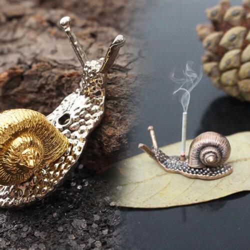 New Mini Incense Burner Stick Holder Snail Type Incense Sticks Burner Holder Aromatherapy Frame Party Craft Home Decor Supplies