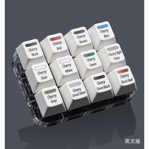 2021 Original cherry switch tester 12 cherry switch test tool cherry profile keycaps