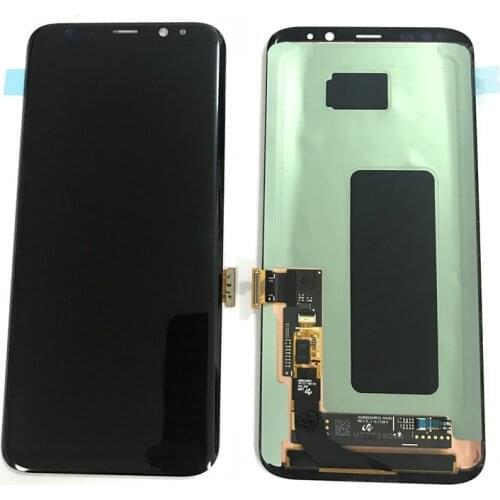 Original LCD For Samsung Galaxy S8 G950 G950F S8Plus G955 G955f Lcd With Frame display touch screen Digitizer Burn in Shadow LCD