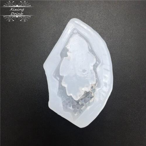 DIY Crystal Earring Pendant resin silicone mold soft candy cake decoration tool hand craft epoxy resin jewelry mold