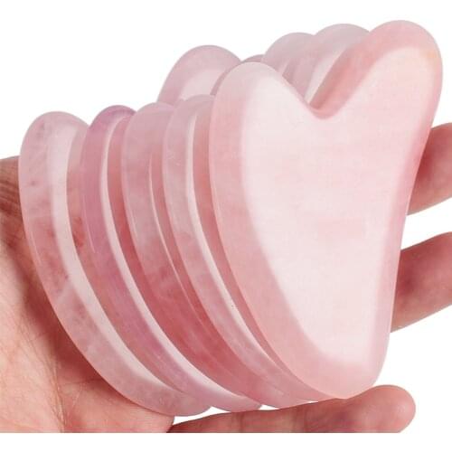 Facial Guasha Massage Jade Beeswax Face Scraper Massager Acupuncture Gua Sha Board Face Acupoint SPA Massage Skin Lifting Tool