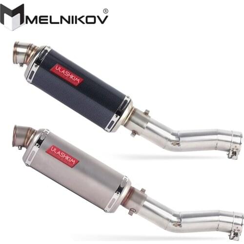 Slip-On For SUZUKI SFV650 Gladius Motorcycle Full Exhaust System Muffler Escape Modified Contact Middle Pipe Tube DB-killer