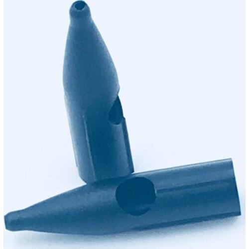 Freeshipping 100Pcs Disposable Black 3RL Tattoo Needle Caps Permanent Makeup Taiwan Mosaci Dragon Merlin Machine Needle Tips