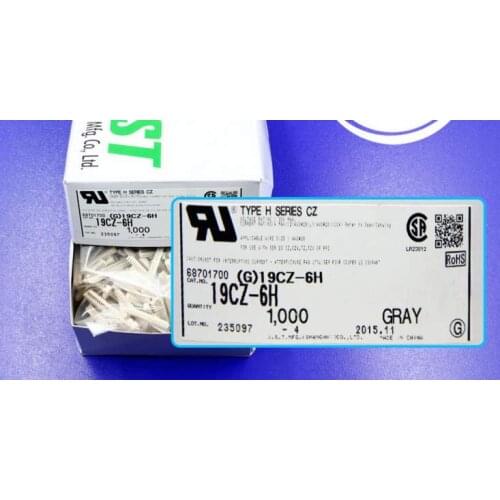 19CZ-6H Gray color Connectors terminals housings 100% new and Original parts