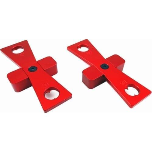 2 PCS /SET Plastic Dovetail Scribe Line Planning Woodworking Crossed Ruler Templates Woodworking DIY Tools