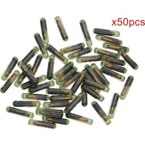 50pcs Car Key Auto Transponder OEM Glass ID48 T6 Crypto Unlocked Chip For VW Audi Seat Skoda Porsche