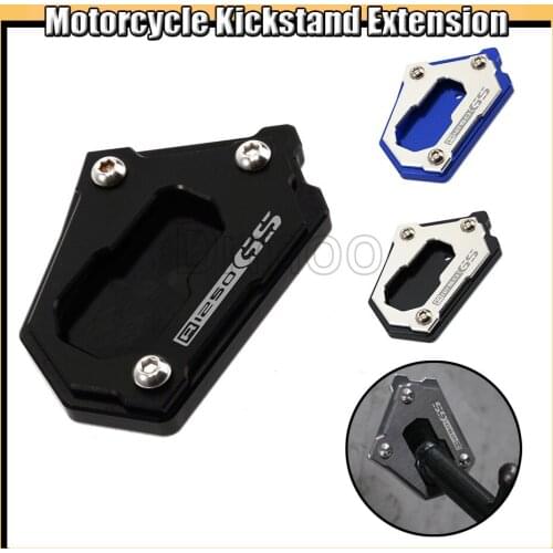 Motorcycle CNC Accessories Aluminum Side Stand Enlarge Kickstand Parts For BMW R1200GS LC K50 2012-2016