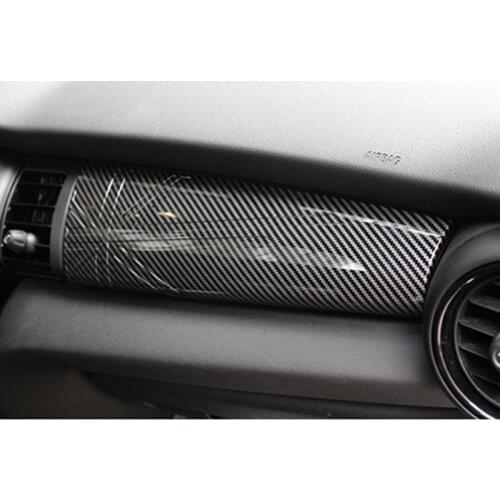 Auto Center Console Panel Instrument Decorative Cover Car Stickers For MINI ONE COOPER F55 F56 F57 Accessories Interior Styling