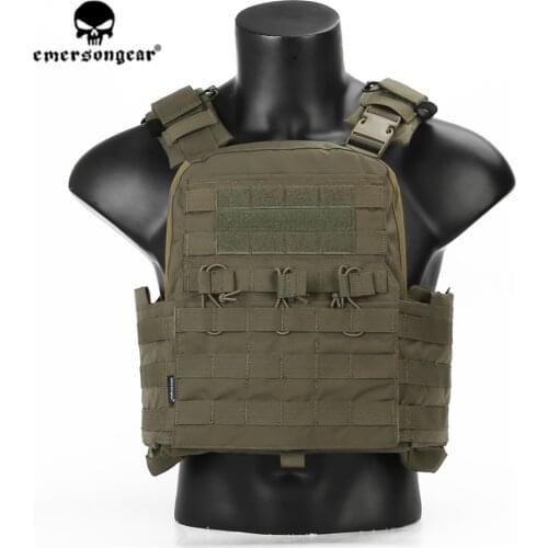 Emersongear CPC Plate Carrier Heavy Duty Plate Carrier Ranger Green Tactical Vest MOLLE Hunting Military Army Body Armor