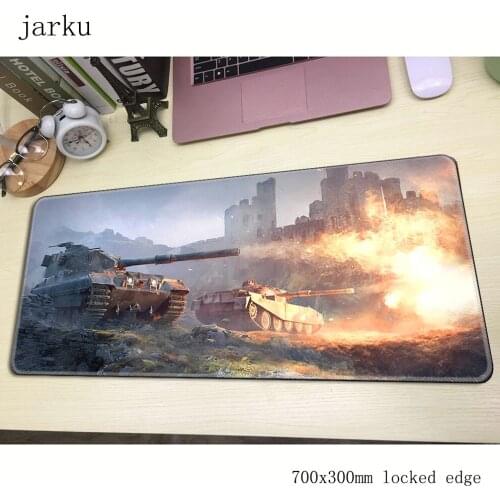 World of tanks mousepad gamer 700x300X3MM gaming mouse pad large Popular notebook pc accessories laptop padmouse ergonomic mat