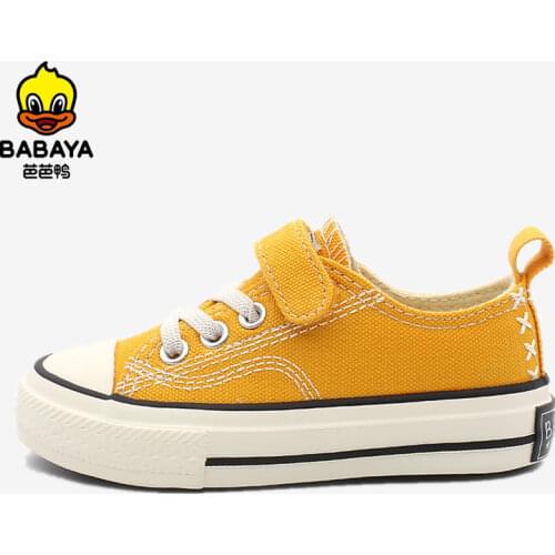 Babaya Children Canvas Shoes Boys 2021 Autumn New Fashion White Shoes Girls Shoes Boys Breathable Sneakers for Kids Casual Shoes