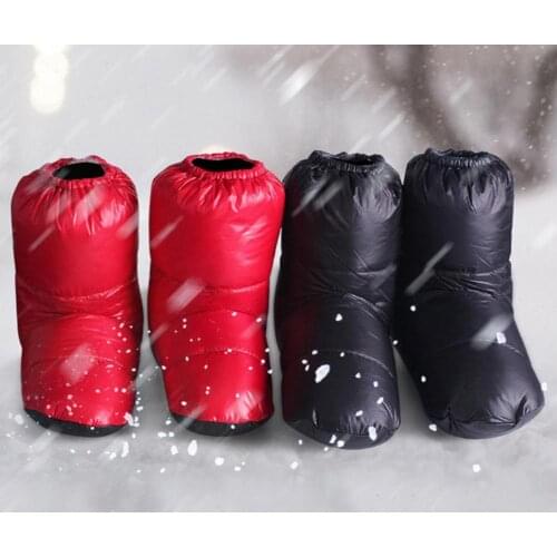 80%HOT1 Pair Shoe Covers Thermal Waterproof Overshoes Unisex Soft Boots Sock Outdoor Supplies for Winter