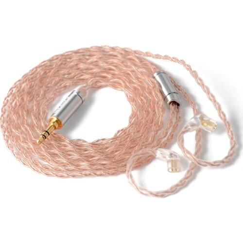 NiceHCK 6N UPOCC Copper and Copper-Silver Alloy Mixed Cable Litz 3.5/2.5/4.4 MMCX/0.78mm 2Pin/DQC 2Pin For ZSX C12 QDC NX7/F3