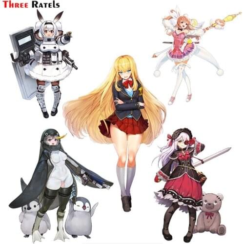 Three Ratels F145 cute anime girl sticker for last origin video game Skateboard Laptop Suitcase auto Car Decal decoration
