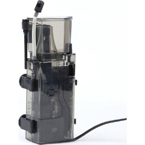 3.5w Acrylic Mini Aquarium Protein Skimmer Oil-free Pump Filter For Fish Tank Water Maintenance 300l/h