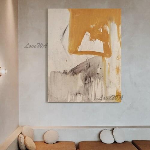 The Soft Contemporary Decoration Abstract 100% Handpainted Painting On Canvas Home Decoration Picture For Living Room No Framed