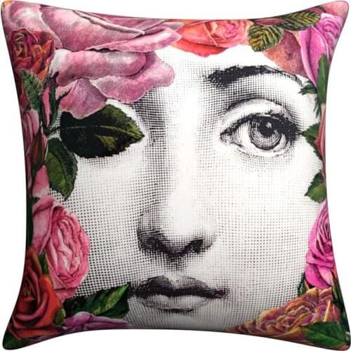 New Flax lina Flax Pillow Case Funda Almohada Love Pillow Covers Throw Yastik Kilifi Single Bedding *women Home Grinch 1- 10