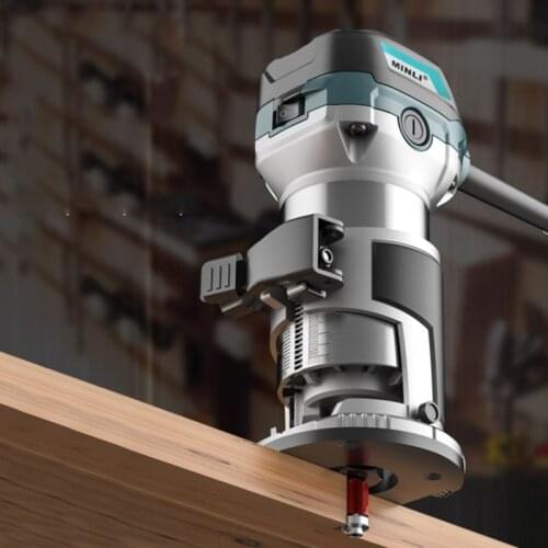 Trimming machine woodworking Electric Router trimmer Wood Engraving Hand Carving Carpentry