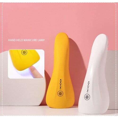 Handheld Nail Lamp Cordless 3 LED Light Eyelash Quick-drying Mini Phototherapy Lamp Rechargeable Lamp Nail Manicure Travel Tool