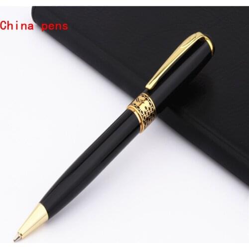 BAOER 68 Black Colour Business office Medium Nib Ballpoint Pen New