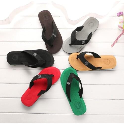 New Summer Men Flip Flops Non-slip Beach Outdoor Male Sandals Soft Light Weight Slippers Bathroom Slides Shoes Zapatos Hombre