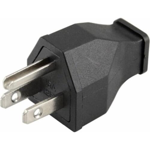 USA 3pin female connector, Nema 5-15R rewirable connector, 15A US 3 prong socket,10 pcs/lot