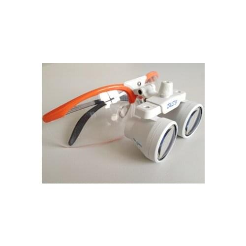 TAOS 3.0x380mm dental loupes biocular loupe Gelilean Flip-up Magnifier, binocular magnifier with holding